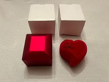 Zərgərlik qutuları dəsti - Müxtəlif formalarda hədiyyə/zərgərlik