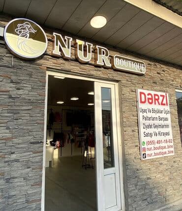 Boşqablar: Xüsusi vitrin və fasad üçün hazırlanmış reklam lövhələri və işıqlı — 5