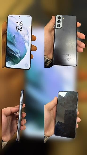 Samsung Galaxy S21, 256 GB, rəng - Boz, Simsiz şarj, İki sim kartlı, Face ID