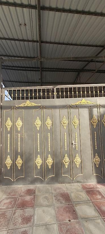 darvaza ikinci əl: İşlənmiş Dəmir Həyət darvazası, Yana açılan, 4 m, Mexaniki, Qapı ilə, rəng - Qəhvəyi, Kredit yoxdur, Ödənişli quraşdırma, Ünvandan götürmə — 1