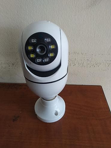 Wi‑Fi IP təhlükəsizlik kamerası - 360° fırlanan PTZ quruluşu: üfüqi