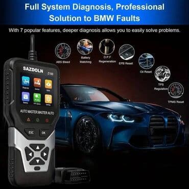 toyota qiymeti: BMW diaqnostika cihazı. SAZDOLN Z100 OBD2 cihazı 🚗 BMW,🚗 Mini və — 3
