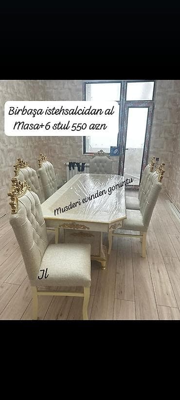 iso stul: Masa və oturacaqlar — 1
