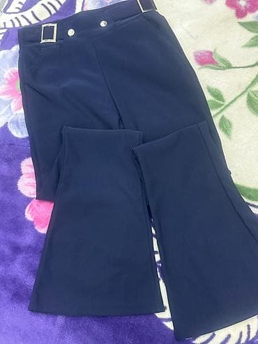 klassik şalvar qadin: Qadın şalvarı – tünd göy rəng Tezedir, s/m ölçü, ispanyol ətək. - — 2