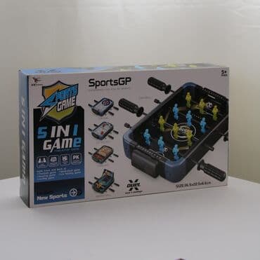 настольный футбол: Futbol xokkey oyun dəsti Əlavə 4 oyunu var içində şəkildə görsənən — 1