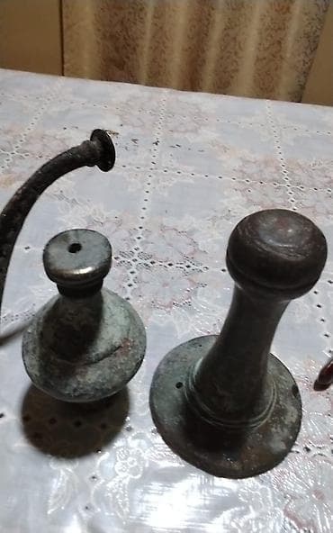 masalli sekilleri: Çay dəsti, rəng - Qızılı, Metal — 6