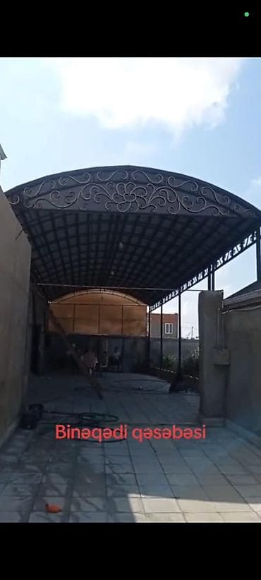 padnos nədir: Dekorativ dəmirdən hazırlanmış geniş naves/kölgəlik konstruksiyası — 1