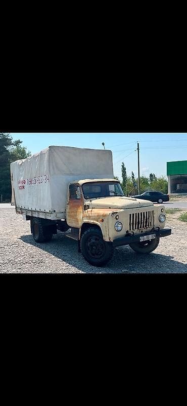 astra al: Yük maşını – tentli platforma - Marka/model: GAZ-53 (klassik ön — 1