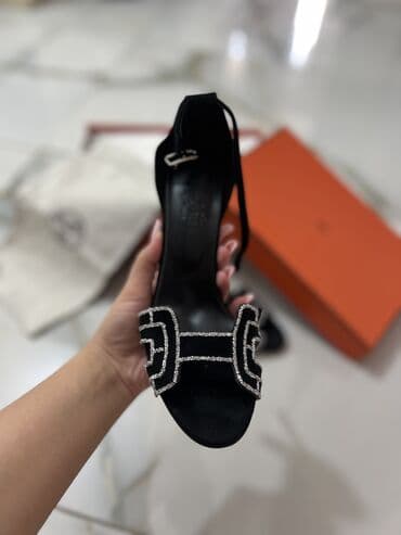 женские демисезонные замшевые ботфорты: Туфли, Размер: 37.5, цвет - Черный, Новый — 4