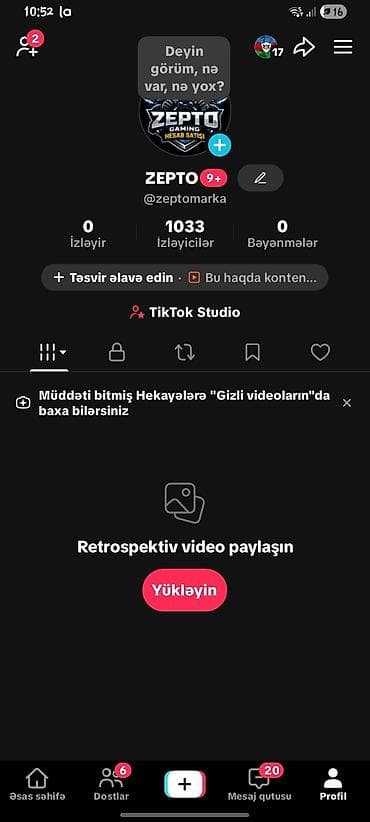 ZEPTOMARKA – oyun hesablarının satışı və idarə edilməsi xidməti -