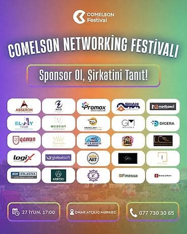 demir seyf qapi: Comelson Festivalı Azərbaycanda ilk dəfə keçirilir! ✨ Festivalda bir — 4