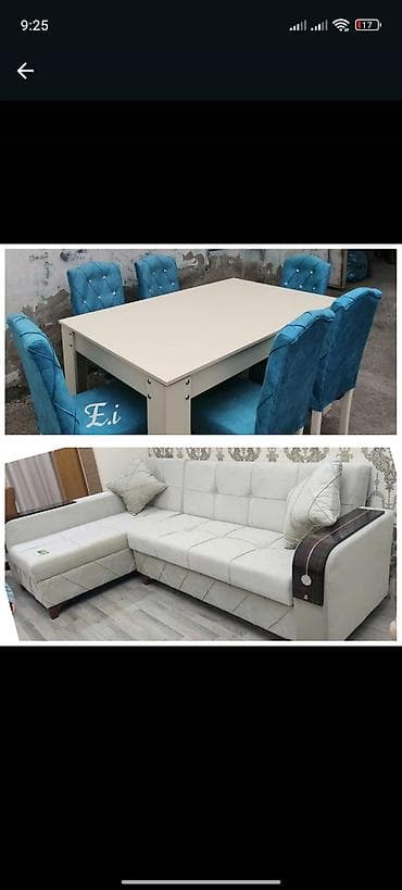 Mebel dəsti – qonaq otağı və yemək zonasına uyğun - Künc divan: açıq lalafo.az -da Mebel dəsti – qonaq otağı və yemək zonasına uyğun - Künc divan: açıq