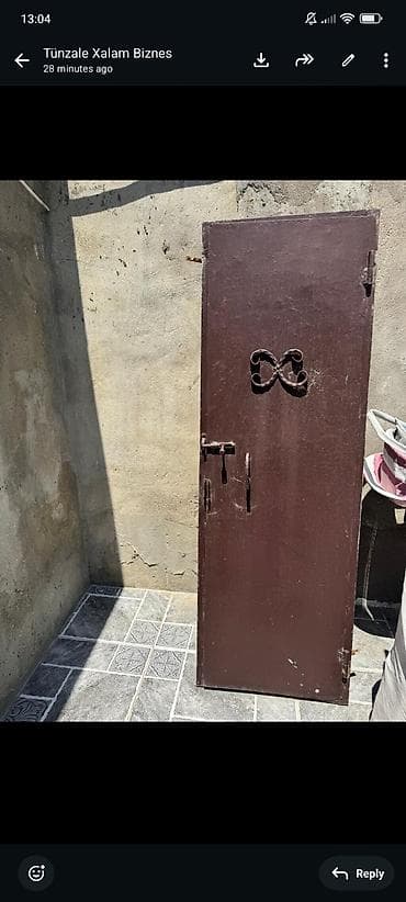 İşlənmiş Giriş qapısı Petlə ilə, Zəmanətsiz, Pulsuz quraşdırma, Pulsuz çatdırılma