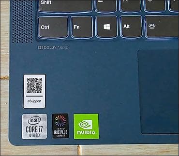 samsung mini notebook: Lenovo noutbuk – mavi gövdə, nazik çərçivəli ekran və arxa işıqlı — 2