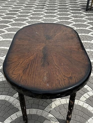 Açılmayan, Taxta, Oval masa