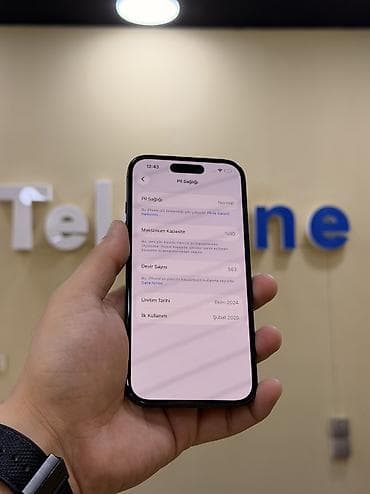 apple m1: IPhone 16, 128 GB, Black Titanium, Zəmanət, Kredit, Simsiz şarj — 5