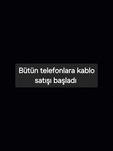 not 8 kabro: Yeni kablo bütün telefona görə var! — 1