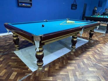 бильярдный стол цена бишкек: - 10 fut Rus bilyard stolu satılır – tam aksesuar komplekti ilə — 10