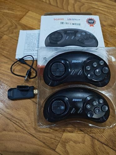 HDMI Sega Game Stick retro oyun seti - Sega 16-bit və Dendy/NES 8-bit