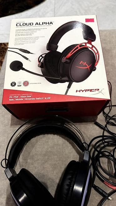 komputer adapter: HyperX Cloud Alpha – Pro Gaming Headset Xüsusiyyətlər: tam yenidir — 6