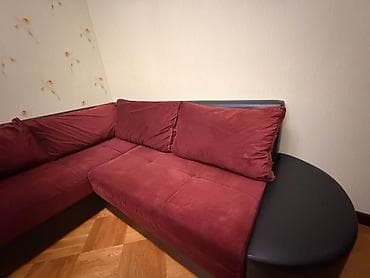 ofis kreslo: İşlənmiş, Künc divan, Kreslo, Bazasız, Açılmayan — 3