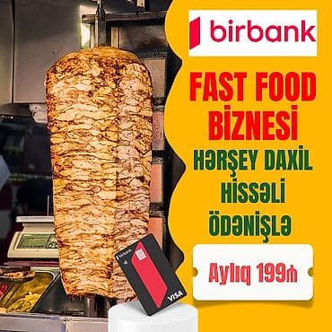 FAST FOOD BİZNESİNİZİ PEŞƏKARLA QURUN. – 13 İllik Təcrübə ilə
