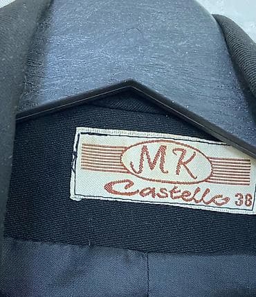 calvin klein balonka: MK Castelle Qadın Pencəyi - Rəng: qara - Model: klassik düz kəsim — 2