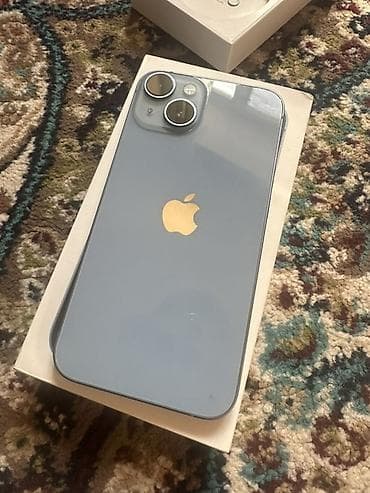 2.el macbook: IPhone 14, Mavi, Face ID — 3
