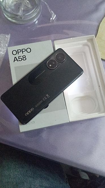 Oppo A58 4G, 128 GB, rəng - Qara