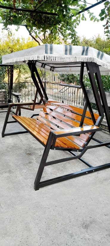 taxta yellencekler: Divan-yelləncək, Zontikli, Taxta — 2