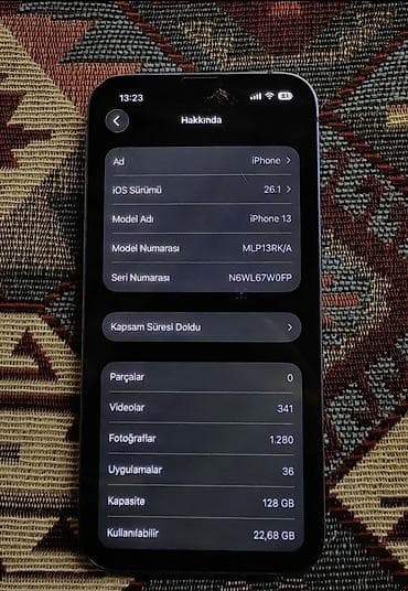 iphone xr kontakt home: IPhone 13, 128 GB, Mavi, Qırıq — 4