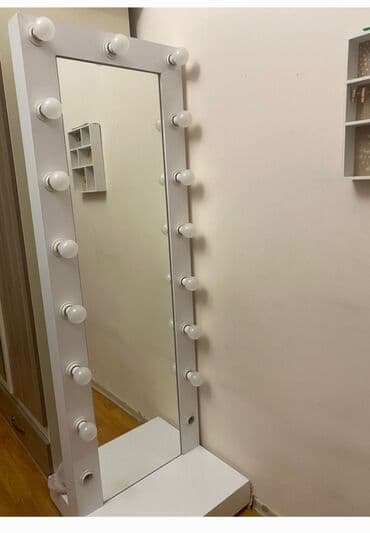 ev əşyaları ikinci el: Işıqlı güzgü satilir uzunluğu 180sm eni 60 sm ünvanın Binəqədi Rayon — 4