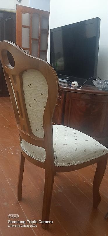 Qonaq otağı üçün, İşlənmiş, Qatlanmayan, rəng - Bej Stul