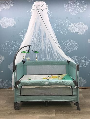 kravat manej: 💙✨ Manej-Yataq – 0-5 Yaş Üçün (Yellənmə Funksiyasız) Rahat yuxu 💤 — 3