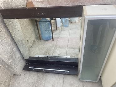 şezlong satışı: SATILIR: Yaxşı vəziyyətdə Hamam Mebeli Dəsti (Moyka + Tumba + Güzgü + — 4