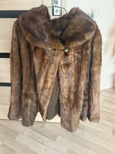 женские шубы из песца: Kürk, One size, rəng - Qəhvəyi — 3