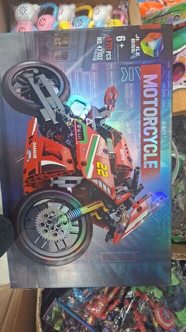 Информатика: JIOLE “Motorcycle” konstruktor dəsti - Yaş: 6+ - Hissələr: müxtəlif — 4