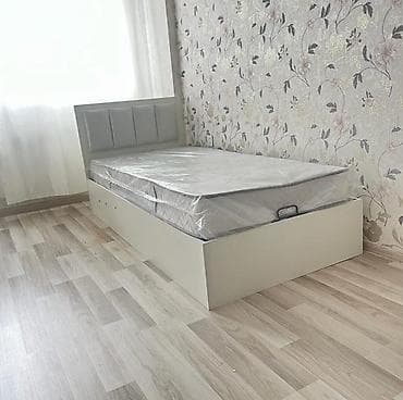 Кровати: Односпальная кровать, С подъемным механизмом, С матрасом, Без выдвижных ящиков — 2