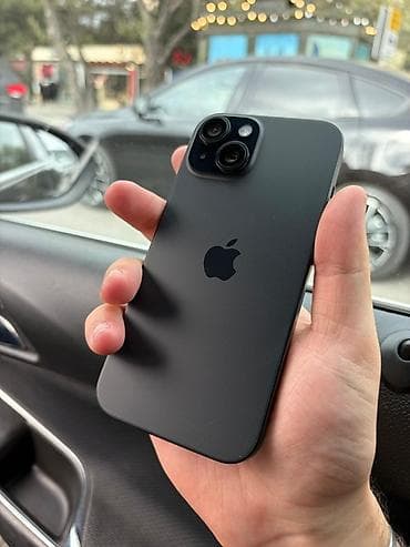 IPhone 15, 128 GB, Qara, Face ID