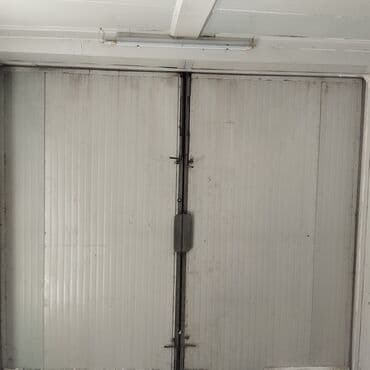 входные двери со стеклом и ковкой: Dəmir Qaraj darvazası, Yana açılan, Mexaniki, rəng - Boz, Kredit yoxdur, Ünvandan götürmə — 2