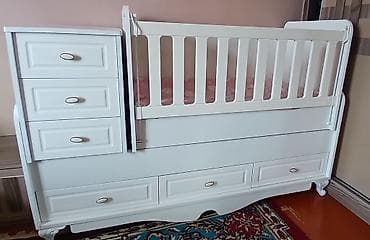 korka kamot: Oğlan və qız üçün, Dördbucaq, Beşik, Matras ilə, Yellənmə mexanizm ilə — 4