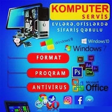Kompüter və noutbuk servis xidməti İŞLƏNMİN NODBUK VƏ PERSONAL