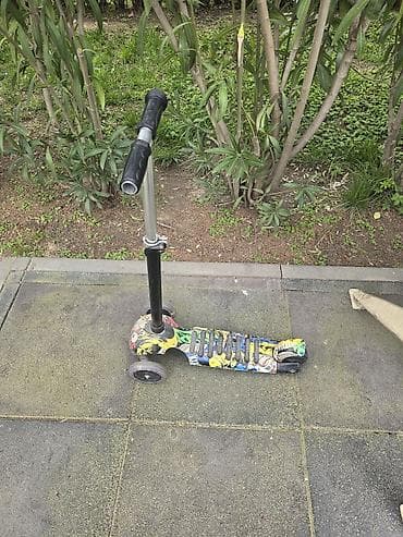 teker kredit: Uşaq skuterı – 3 təkərli model - Ön tərəfdə iki, arxada bir təkər — 2