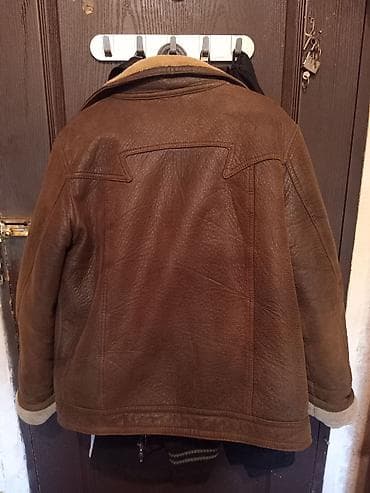 gün eynəyi: Qışlıq kişi dərisi kürk gödəkçə - Rəng: tünd qəhvəyi (xarici), qum — 5