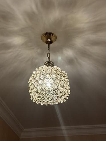 bitgi işığı: Çılçıraq, 1 lampa, Metal — 2