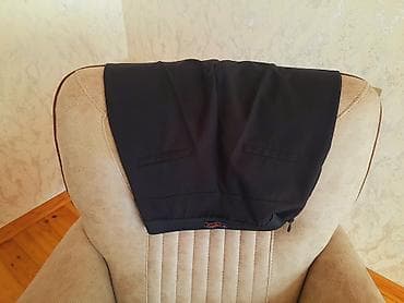 Qara klassik şalvar - Rəng: qara - Kəsim: düz, ön hissədə qatlı bəl — 2