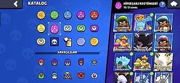 don geyim: Brawl Stars hesabı – yüksək kuboklu və zəngin kosmetik kolleksiya - — 2
