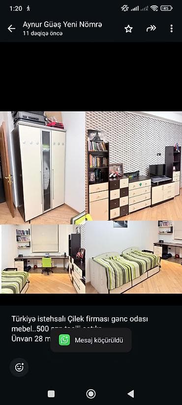 qiz sekiller: Türkiyə istehsalı Çilek firması gənc odası mebel. 500 azn təcili — 1