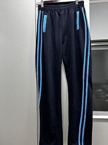 Unisex idman şalvarı - Rəng: tünd göy (navy) – yanlarda ikili