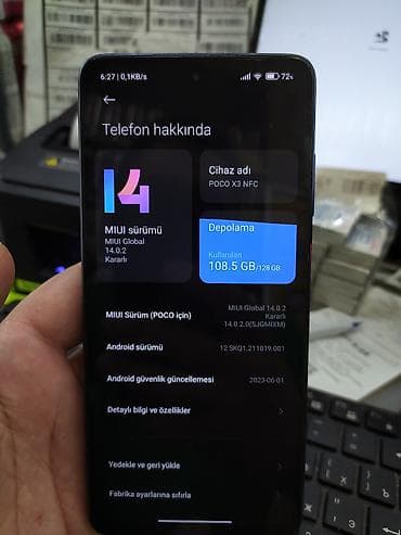 poco x7 pro 12 256: Poco X3 NFC, 128 GB, rəng - Qara, Barmaq izi — 3